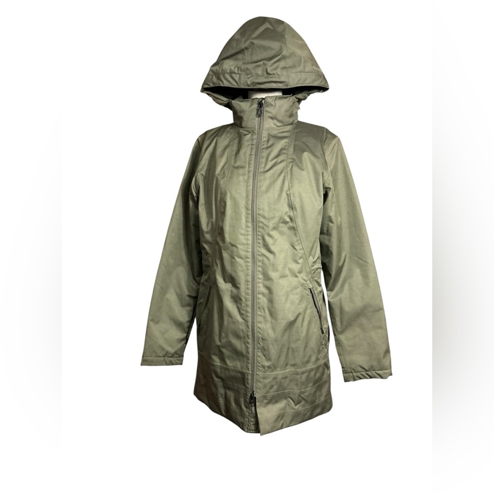 The North Face Women’s Insulated Ancha DryVent Parka – Olive Green – Size M